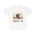 Elephant in the Room T-Shirt — "ADDRESS ME" Graphic Tee
